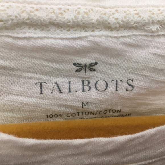 Talbots Stop to Smell the Roses Cotton Tee - Picture 6 of 15